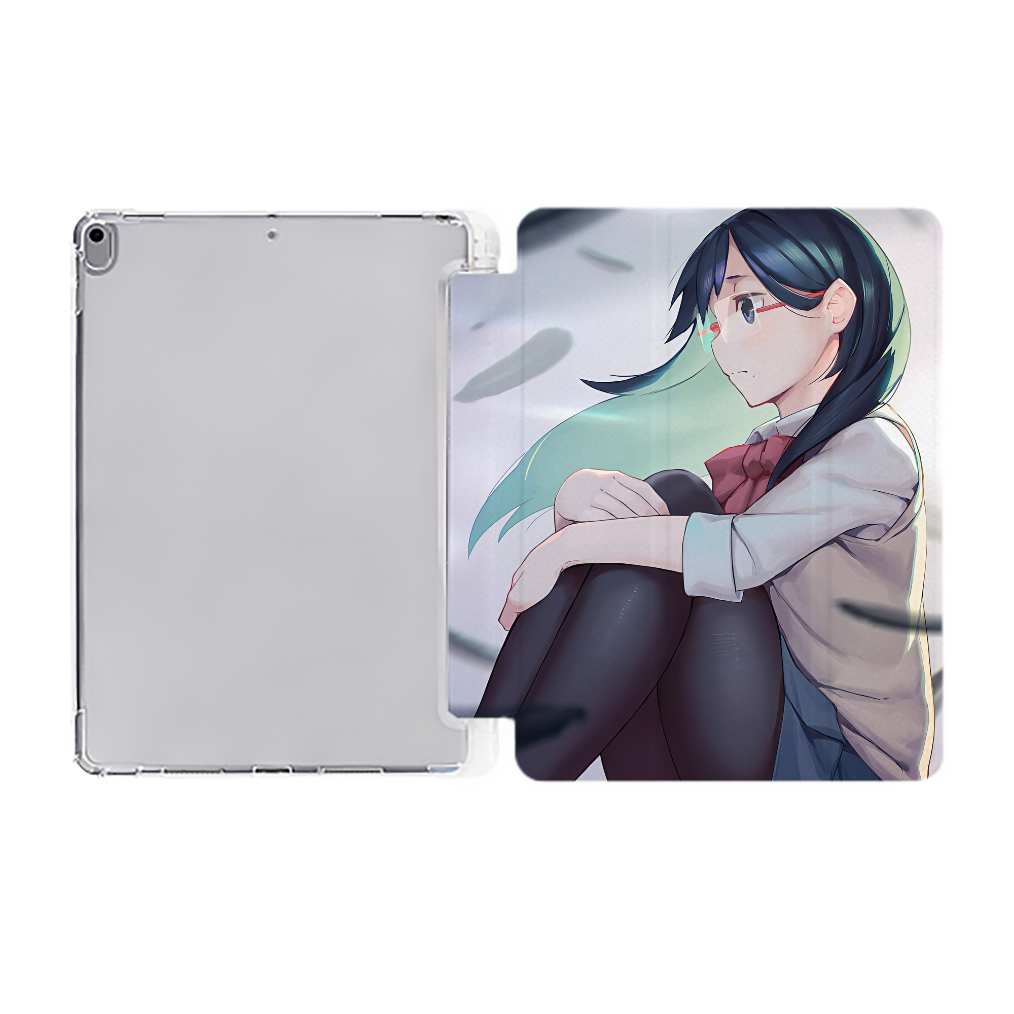 （画像用） ハイキュー!! Haikyu!! IPad ケース ペン収納付き 三つ折りスタンド PUレザー×シリコン 対応機種9.5/10.5/10.9インチ